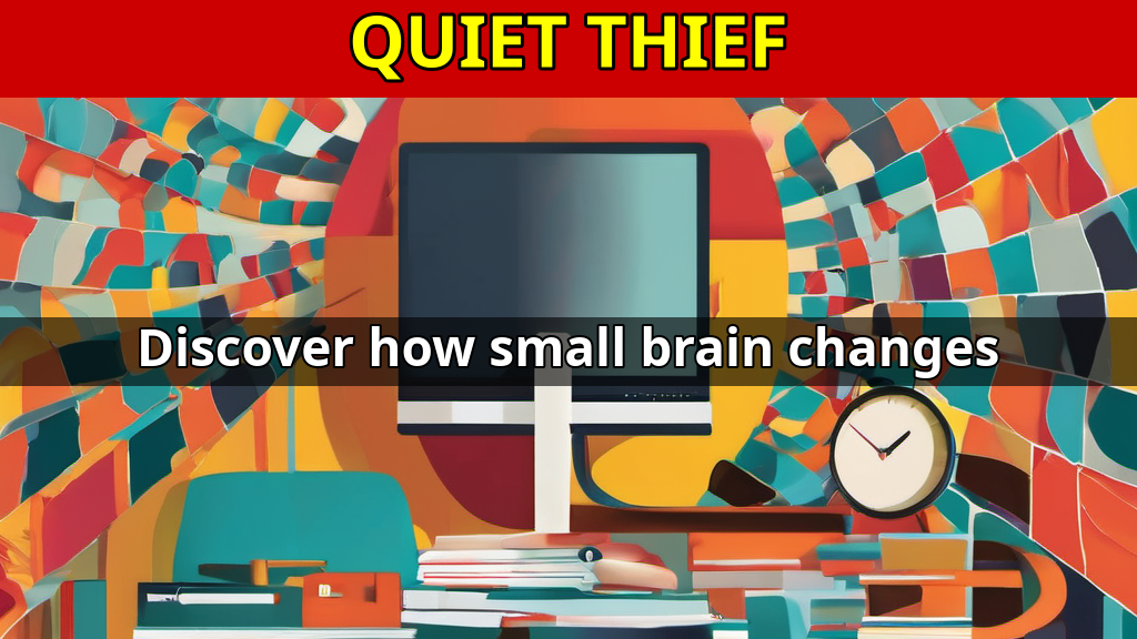 The Quiet Thief of Productivity: How Small Brain Changes Can Hijack Your Focus