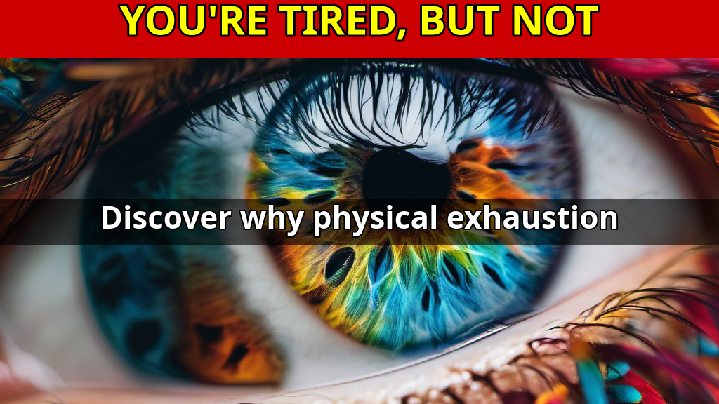 You're Tired, But Not Burned Out: The Surprising Reason Behind Your Fatigue